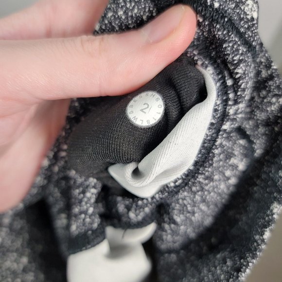 Lululemon Align Pant II 25" Size 2 Luminesce Splatter Ice Grey Black Legging - Picture 3 of 3